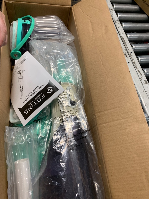 Photo 1 of (used, unkown parts) 2025Upgraded Cordless Pool Vacuum for Above Ground,LED Display&11.5" Wider Head,Handheld Pool Spa Vacuum Cleaner for Inground Pools Hot Tub,Rechargeable,up to 19.5 GPM for Leaves,Debris,Shallow Steps