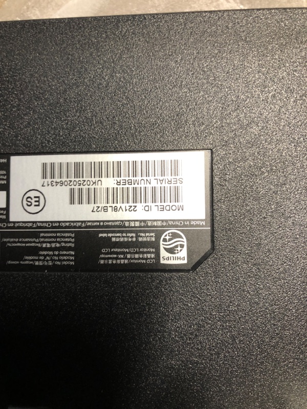 Photo 1 of **** broken****Philips 22 inch Class Thin Full HD (1920 x 1080) Monitor, 100Hz Refresh Rate, VESA, HDMI x1, VGA x1, LowBlue Mode, Adaptive Sync, 4 Year Advance Replacement Warranty, 221V8LB