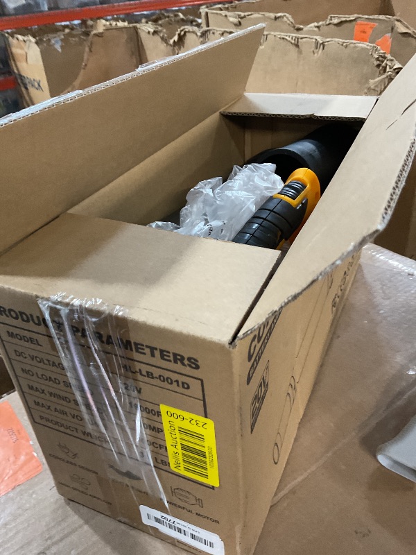 Photo 1 of ***NO BATTERY***

Ultra Lightweight Cordless Leaf Blower Compatible with DeWalt 20V MAX XR Battery (Tool Only) - 400 CFM/130 MPH Backyard Blowers for Deck, Patio, Driveway