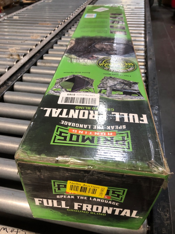 Photo 1 of Primos Hunting Primos Full Frontal Hunting Blind, One Way See-Through Ground Blind in Veil Camo