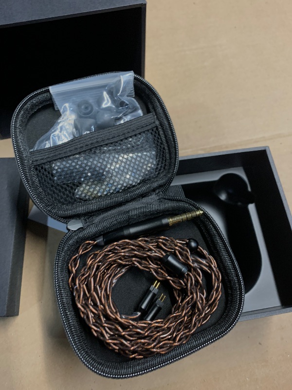 Photo 1 of (UNABLE TO TEST FULLY) Linsoul Kiwi Ears Septet in Ear Monitor, 1DD + 4BA + 1 Planar + 1 PZT Quadbrid IEM Earphones, HiFi Wired Earbuds, Gaming Earbuds with 3.5mm/4.4mm Modular Cable for Musicians Audiophiles