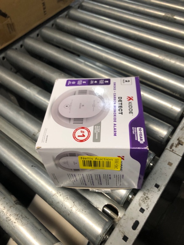 Photo 1 of Kidde & Carbon Monoxide Detector, 10-Year Battery Powered, Voice Alerts, LED Warning Light Indicators, 2 Pack