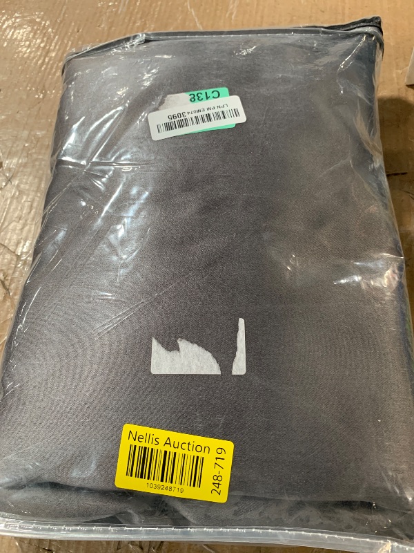 Photo 1 of ***(DARK GREAY)***NICETOWN Plylux Blackout Curtains Thermal Insulated Window Treatment Panels Room Darkening Blackout Drapes for Living Room Grommet Bedroom Draperies, 52 x 84 Inch, Silver Grey, 2 Panels ***(DARK GREAY)***