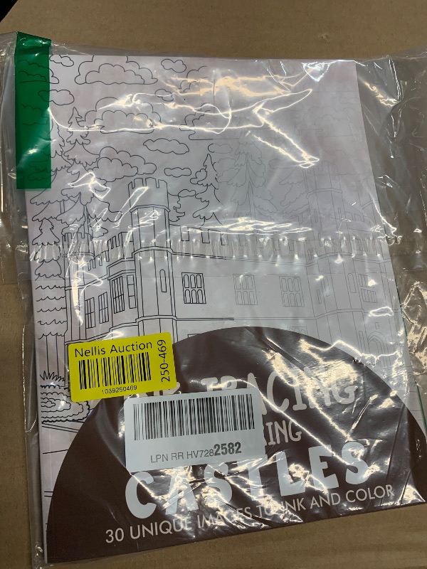 Photo 1 of Castles Ink Tracing Coloring Book for Adults: 30 Unique Illustrations to Ink and Color (Ink Tracing Books for Adults)