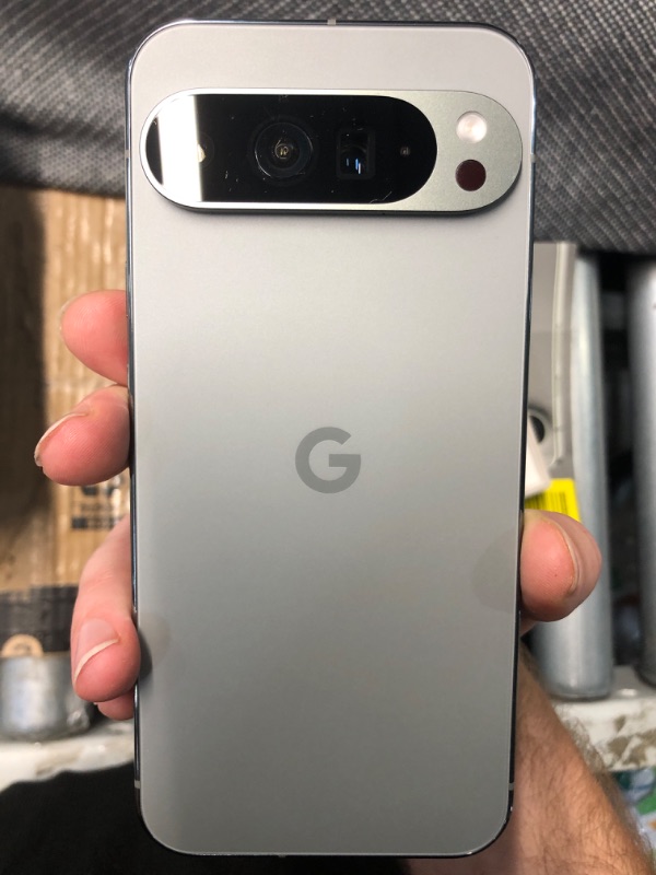 Photo 1 of (LOCKED TO PREVIOUS OWNER)  Google Pixel 9 Pro XL - Unlocked Android Smartphone with Gemini, Triple Rear Camera System, 24-Hour Battery, and 6.8" Super Actua Display - Hazel - 128 GB