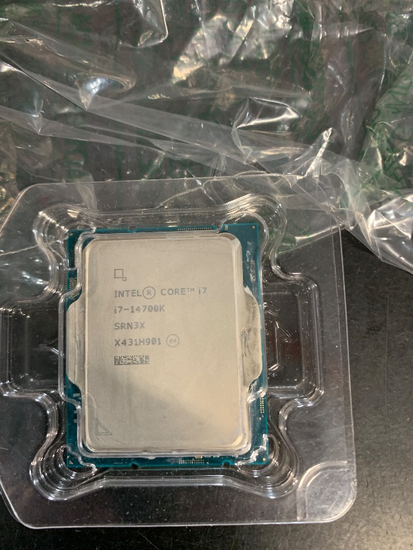 Photo 1 of ***(PARTS ONLY/ NON FUNCTIONAL)***Intel® Core™ i7-14700K Desktop Processor 20 cores (8 P-cores + 12 E-cores) up to 5.6 GHz