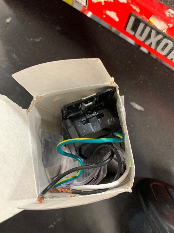 Photo 1 of ****FOR PARTS ONLY****
Leviton Motion Sensor Light Switch, Motion Activated, Auto-On/Auto-Off or Manual-On, 2A, No Neutral Wire Required, Single Pole, DOS02-LW, White