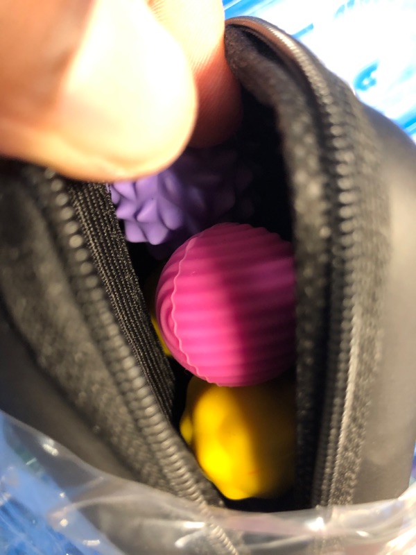 Photo 1 of (missing half) Large Magnetic Sensory Fidget Ball Toy, 8Pcs Silicone Sensory Stress Relief Toys for Adults, Teens with Autism, ADHD, Anxiety