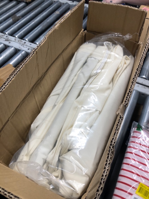 Photo 1 of ***(MISSING PARTS)***ClawsCover 14Pack Outdoor Patio Seat and Back Cushions Replacement Covers Fit for 7Pieces 6-Seater Wicker Rattan Sectional Couch Chair Furniture Set,Cream-Include Cover Only (Small)