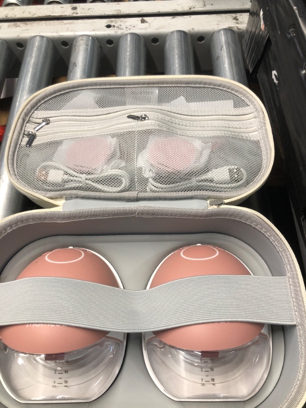 Photo 1 of ***(PARTS ONLY/ MISSING PARTS/ NON FUNCTIONAL)***Momcozy Breast Pump Hospital-Grade, Hands Free Breast Pump App with Leak-Proof DoubleFit Flange, Personalized Multi-Modes & 15 Levels, 2 Count