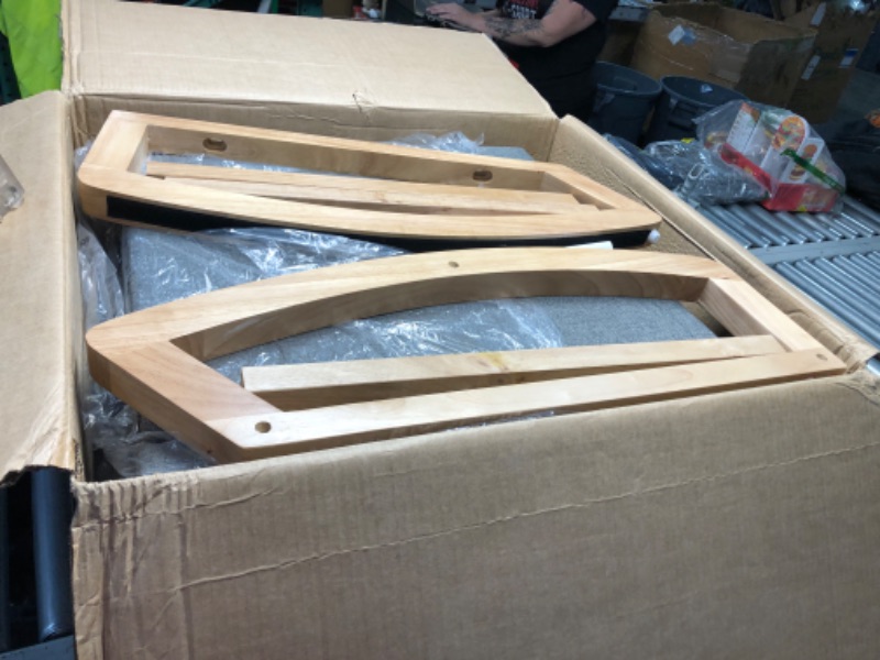 Photo 1 of ***USED - INCOMPLETE - MISSING HARDWARE***
VECELO Rocking Chair Nursery, Modern Upholstered Glider Rocker with USB Port and Side Pocket, High Backrest Padded Seat Accent Armchair for Living Room, Nursery, Bedroom