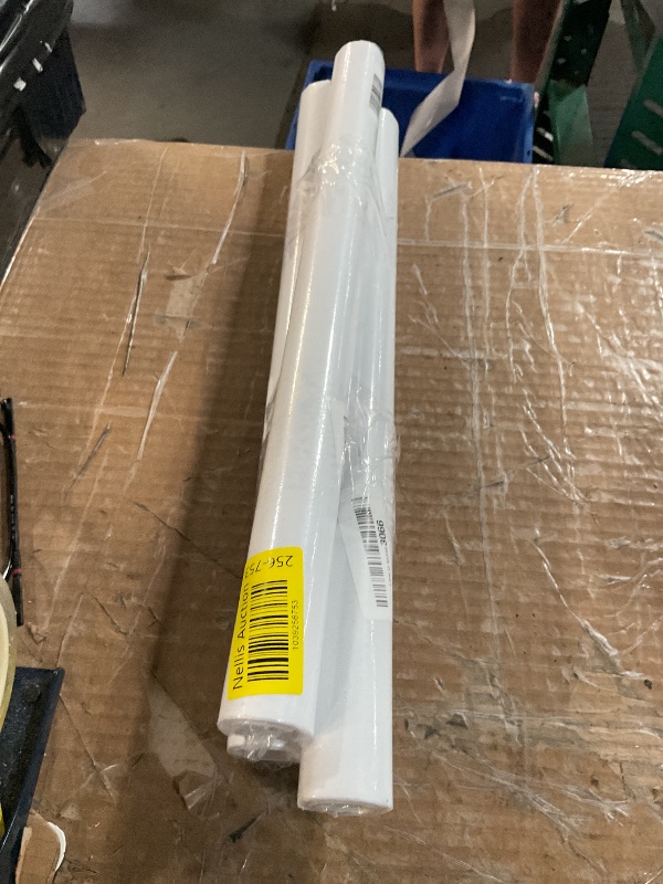 Photo 1 of  Pack of three Qianglive White Contact Paper Solid White Peel and Stick Wallpaper 17.3"x80" Matte Self Adhesive Waterproof Vinyl Roll for Bathroom Kitchen Backsplash Cabinets Shelf Liners Drawers