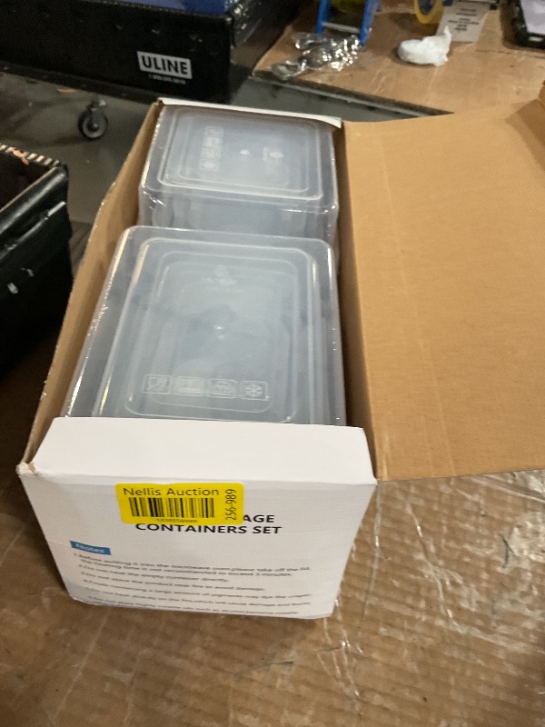 Photo 1 of ****SEE NOTES ****40 PCS Food Storage Containers with Lids Airtight (20 Containers & 20 Lids), Leak proof Meal Prep Container Set for Kitchen Storage, BPA-free, PVC-free Plastic, Microwave/Dishwasher Safe, Labels & Pen