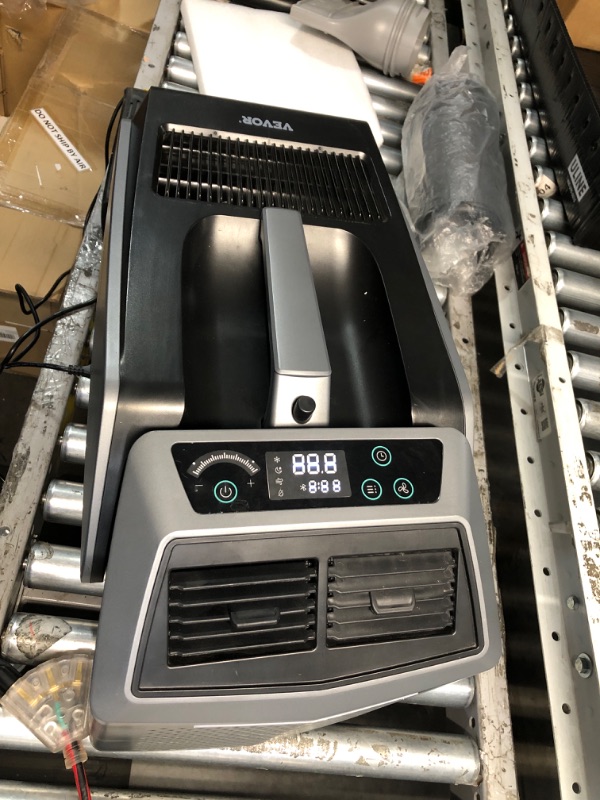 Photo 1 of (POWER BLOCK OVERHEATING ISSUE) VEVOR Portable Air Conditioner, 5000 BTU 3-Speed Air Conditioning Unit with 24H Timer, Air Portable AC Adjustable from 16-32?, Compatible with AC/DC 48V for Outdoor Tent Camping, RVs or Home Use, Grey