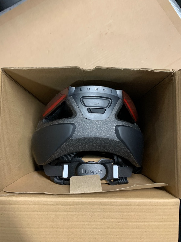Photo 1 of (left light not working) Lumos Ultra Smart Bike Helmet | Customizable Front and Back LED Lights with Turn Signals | Road Bicycle Helmets for Adults: Men, Women (Without MIPS)
