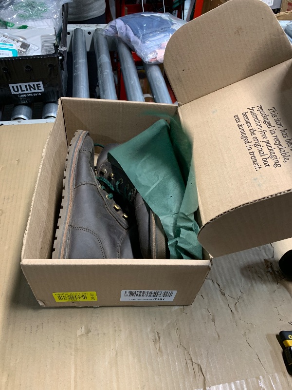 Photo 1 of ***SEE NOTES ***JIM GREEN Men's African Ranger Barefoot Boots Lace-Up Water Resistant Full Grain Leather Work or Hiking Boot (Houston Brown, 10)