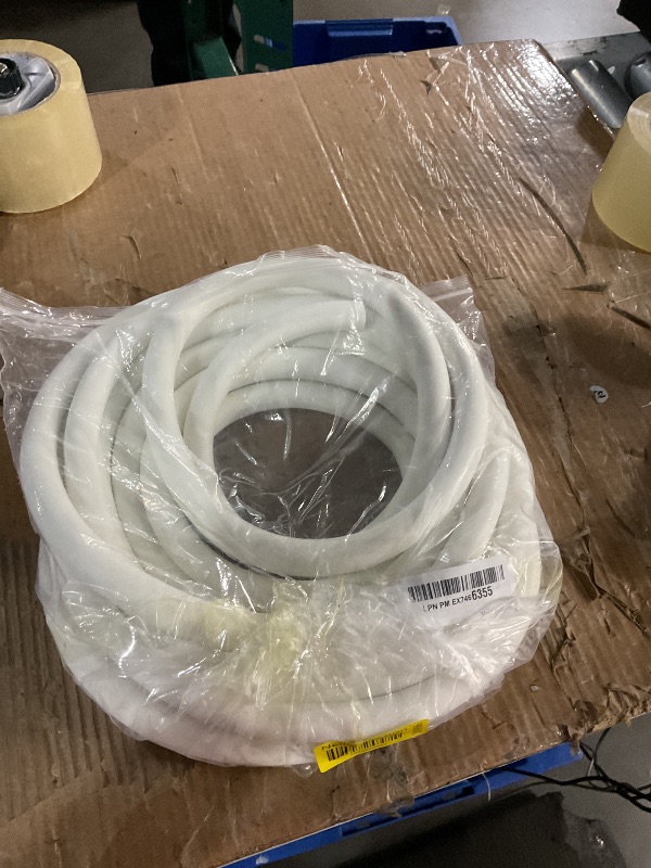 Photo 1 of 10FT Backer Rod 3/4 Inch Diameter Rubber Caulk Concrete Expansion Joint Filler White Saver Weather Strip Seal for Gaps and Joints Concrete Filling (3/4 Inch x 25FT)