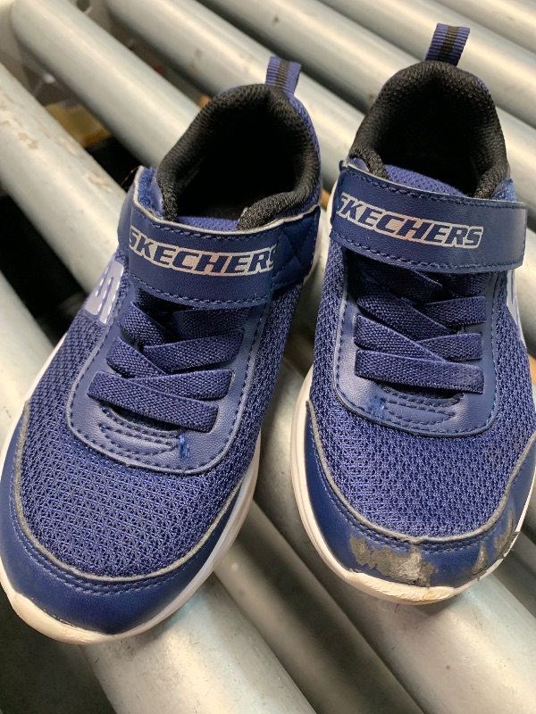 Photo 1 of (used)Skechers Dynamatic 1 Sneaker, Navy 1, 10.5 US Unisex Little Kid