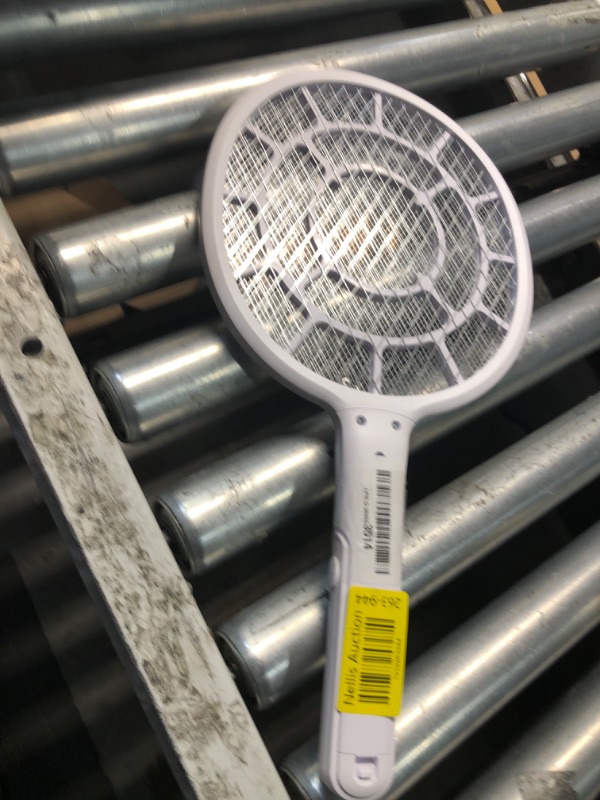 Photo 1 of YsChois Electric Fly Swatter, Bug Zapper, Mosquito Zapper Racket | Gold Zone Voltage, Densest 3 mm Mesh, Apple-Like Weight - AA Battery Powered (not incl.) - Indoor & Outdoor Use with Pro Swat Tips