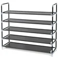 Photo 1 of **** picture is a reference*** Ktaxon 5 Tiers Shoe Storage Rack Tower Cabinet Organizer, 25 Pairs, for Entryway, Hallway and Closet Space Saving Storage and Organization