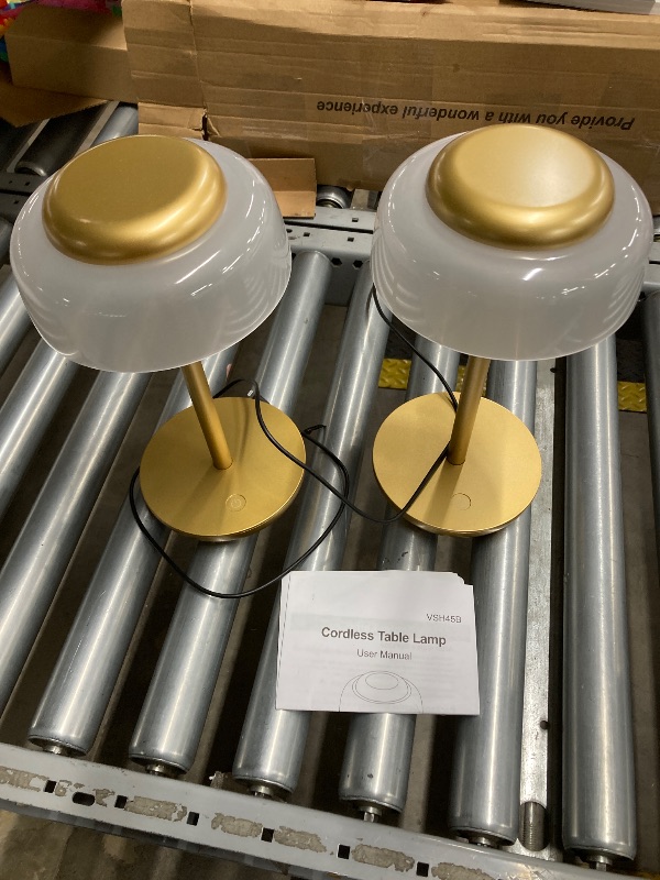 Photo 1 of 2 Rechargeable LED table lamp