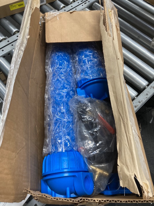 Photo 1 of Aquasana Whole House Water Filter System - Salt-Free Descaler - Carbon & KDF Home Water Filtration - Reduces Sediment & 97% Of Chlorine - Rhino Chlorine - WH-1000-CS