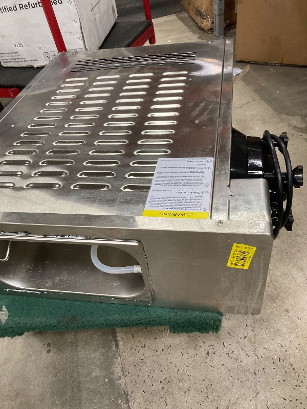 Photo 1 of Aconee Commercial Ice Cream Machine, 4.76 to 5.8GAL/H Ice Cream Machine, with Pre-Cold Function, 1050W Single-Flavored Compressor Soft Ice Cream Machine, with 1.85 Gallon Ingredient Box, silver
