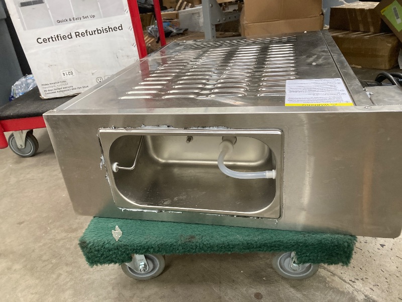 Photo 1 of Aconee Commercial Ice Cream Machine, 4.76 to 5.8GAL/H Ice Cream Machine, with Pre-Cold Function, 1050W Single-Flavored Compressor Soft Ice Cream Machine, with 1.85 Gallon Ingredient Box, silver