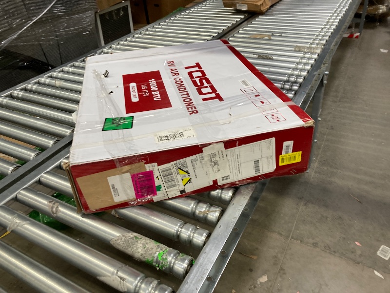 Photo 1 of ***MISSING BOX/INCOMPLETE SET***TOSOT GO Cool RV Air Conditioner 15000 BTU, Non-Ducted Camper Rooftop AC Unit with Heat Pump, High-Efficiency EER 8.5, WiFi and Remote Control, White