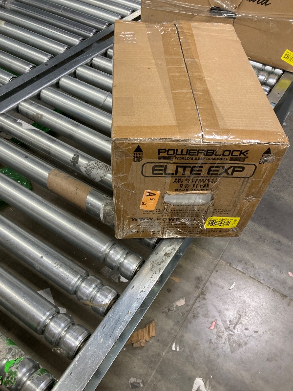 Photo 1 of PowerBlock Elite EXP Adjustable Dumbbells, Sold in Pairs, Stage 1, 5-50 lb. Dumbbells, Durable Steel Build, Innovative Workout Equipment, All-in-One Dumbbells, Expandable with Expansion Kits