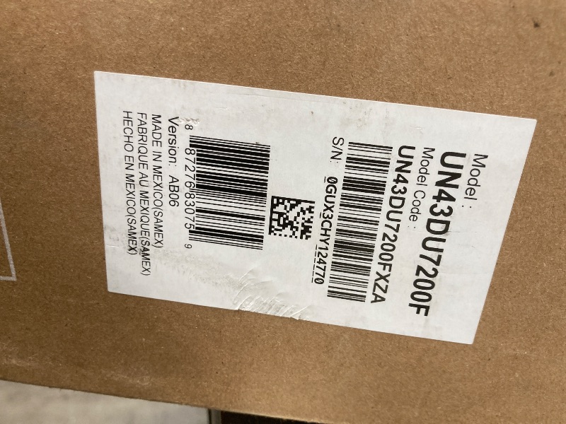 Photo 1 of SAMSUNG 43-Inch Class Crystal UHD 4K DU7200 Series HDR Smart TV w/Object Tracking Sound Lite, PurColor, Motion Xcelerator, Mega Contrast, Q-Symphony (UN43DU7200, 2024 Model)