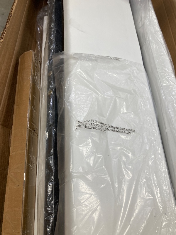 Photo 1 of ***READ THE NOTE**VECELO King Size Upholstered Bed Frame with 4 Drawers and Headboard, Velvet Platform Storage Bedframe, Wooden Slats Support, No Box Spring Needed,White