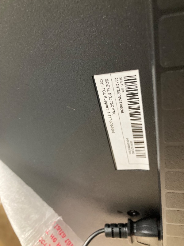 Photo 1 of TCL 75-Inch QM7K QLED 4K Smart QD-Mini LED TV with Google TV (75QM7K, 2025 Model) Dolby Vision IQ, Dolby Atmos, HDR, Game Accelerator up to 288Hz, Voice Remote, Works with Alexa, Streaming Television