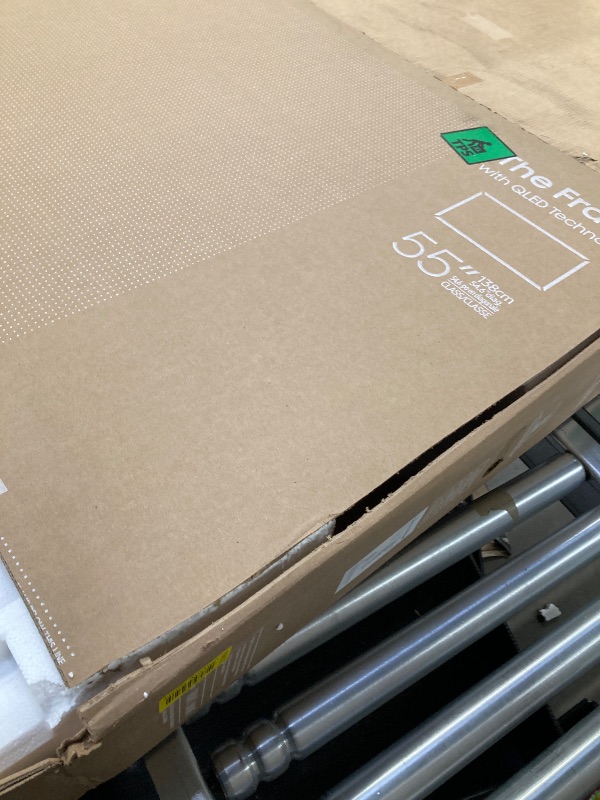 Photo 1 of SAMSUNG 55-Inch Class QLED 4K LS03D The Frame Series Quantum HDR Smart TV w/Dolby Atmos, Art Mode, Anti-Reflection, Customizable Frame, Slim Fit Wall Mount with Alexa Built-in (QN55LS03D, 2024 Model)