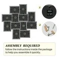 Photo 1 of 12 Photo Sockets Family Picture Collage Frames 6" X 4" Photo Frame For Wall Gray