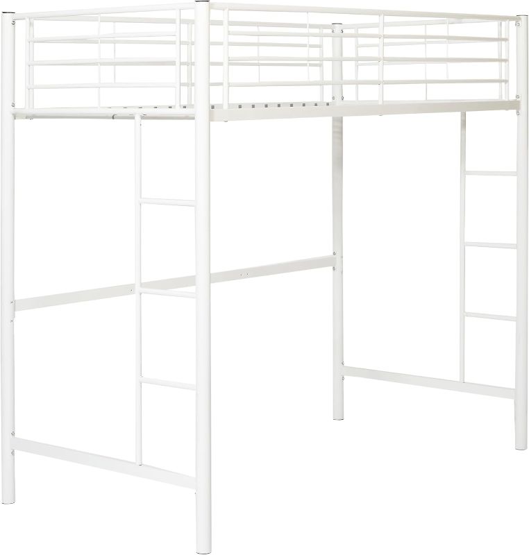 Photo 1 of ***parts only***Metal Twin over Loft Bunk Bed, Twin Size, White