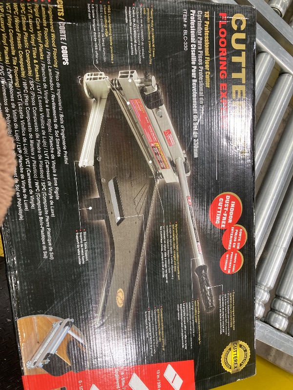 Photo 1 of 13" Professional Floor Cutter - No Dust, No Noise, No Electricity Multi-Angle Cuts for Laminate, Vinyl, Wood & More, Pro. ALU Long Leverage Handle, Longlife HSS Blade, Safe & Easy to Use!
