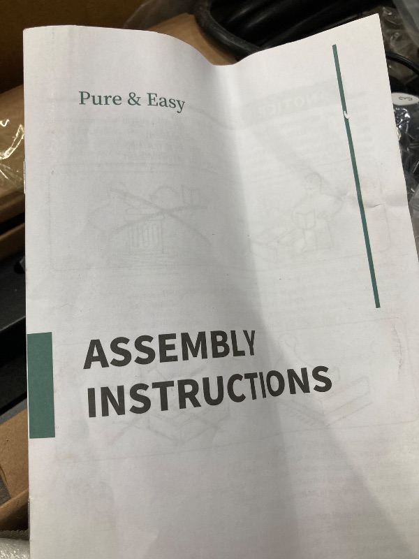 Photo 1 of ***MISSING PARTS***DWVO Queen Size Bed Frame?Led Bed Frame with Storage Headboard,Metal Platform Bed Queen with Charging Station,No Box Spring Needed, Easy Assembly,Rustic Brown