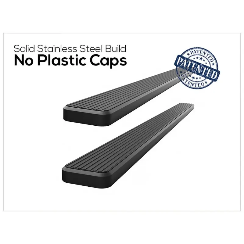 Photo 1 of  Running Boards 6 inches Black Compatible with Ford Ranger Mazda B-Series 1999-2011 Super Cab 4-Door (Side Steps Side Bars)