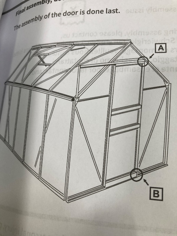Photo 1 of 6' x 10' Greenhouse, Polycarbonate Green House with Adjustable Vent, Aluminum Frame, Rivet Structure, Greenhouses for Outdoors for Yard, Garden, Hobby, Grey
