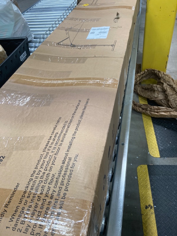 Photo 1 of ****MISSING PARTS***Deconk 9' X 12' Cantilever Patio Umbrella 360°Rotation Rectangular Outdoor Large Offset Umbrellas Double Top Heavy Duty Windproof for Garden Deck Pool Backyard, Beige