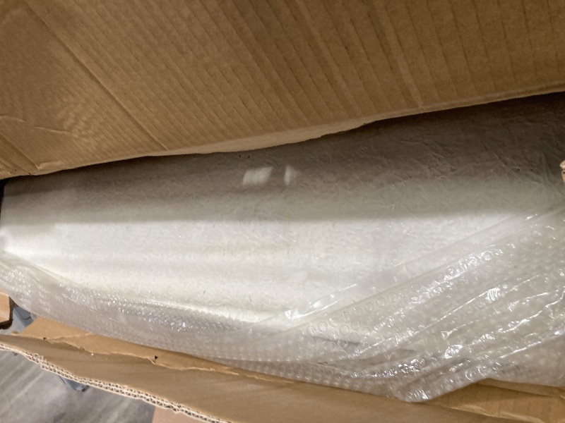 Photo 1 of ***CRACK ON CORNER***Fine Fixtures Single Threshold Acrylic Shower Base - Non-Slip Textured Surface, Durable Shower Floor Pan 42" x 36" for Easy Installation, White Color for Modern Bathrooms