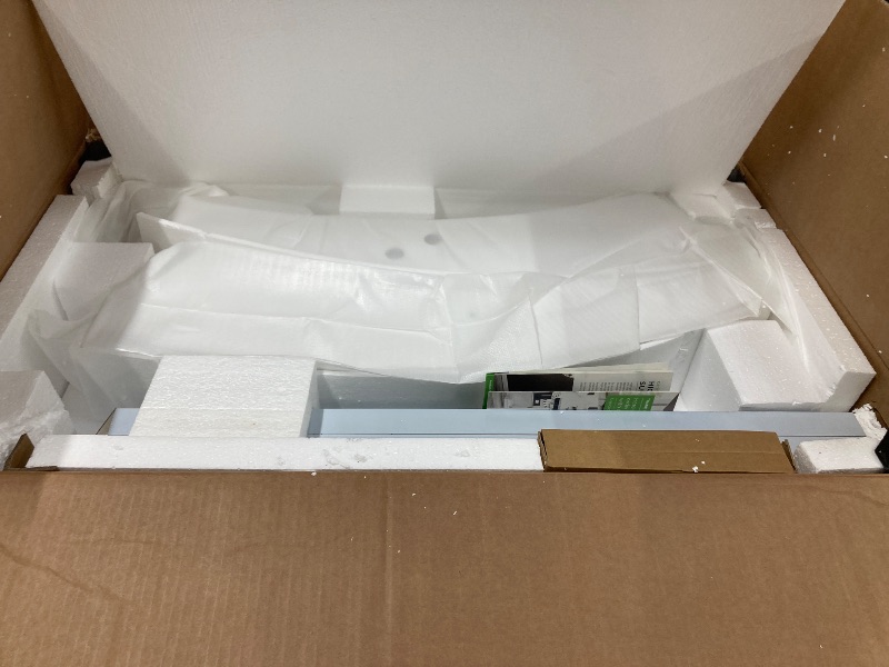 Photo 1 of ****MISSING BOX 1 OF 3, THERE ARE ONLY TWO BOXES***Edzard Chrome & White High Gloss Dining Table Set with 4 Luxury Faux Leather Dining Chairs