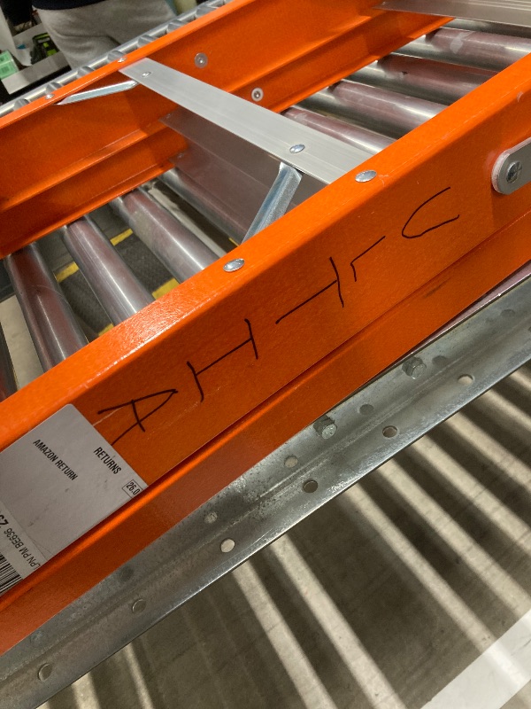 Photo 1 of 8-Foot Fiberglass Step Ladder, 250 Pound Capacity, Meets 2024 Requirements, Upgraded
