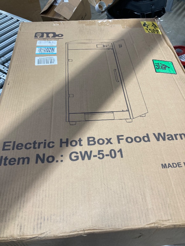 Photo 1 of *see notes*
VEVOR Hot Box Food Warmer, 5-Tier Concession Warmer with Water Tray, 5 Pans, Single-Door and Adjustable Shelves, Stainless Steel Food Warmer Cabinet, Ideal for Storing Pizza, Chicken, Restaurant