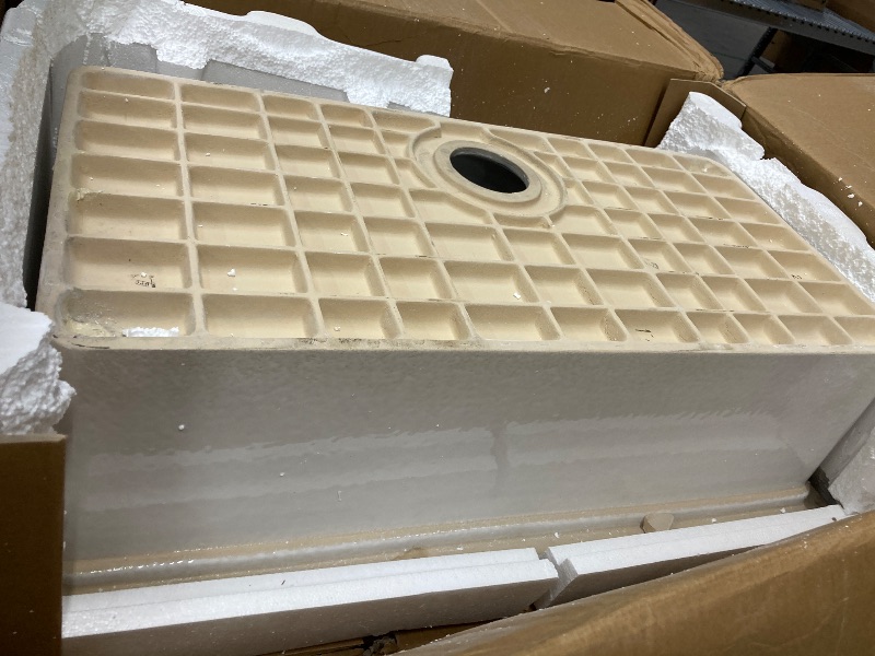 Photo 1 of BLANCO 443084 PRECIS SILGRANIT Super Single Undermount Kitchen Sink 32" L X 19" W- Soft White