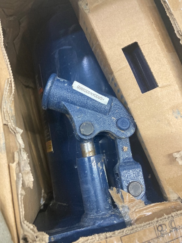Photo 1 of BIG RED AT90603UR Torin Welded Hydraulic Car Bottle Jack for Auto Repair and House Lift, 6 Ton (12,000 lb), Blue