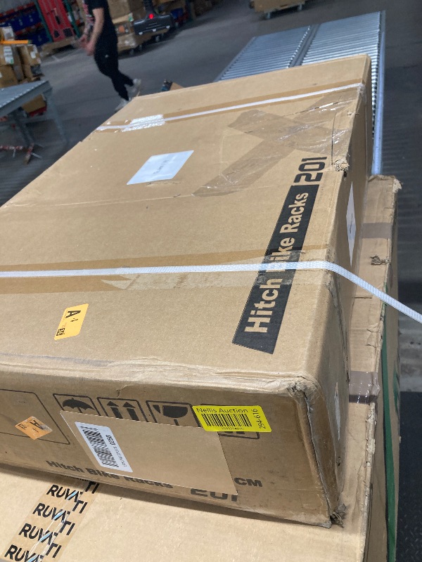 Photo 1 of GATHERSKY Hitch Bike Rack 2-Bike Folding Hitch Mount Rack (2-Inch Receiver) Bike Carrier with 2 Arms Hitch Mount Bicycle Rack for Car SUV