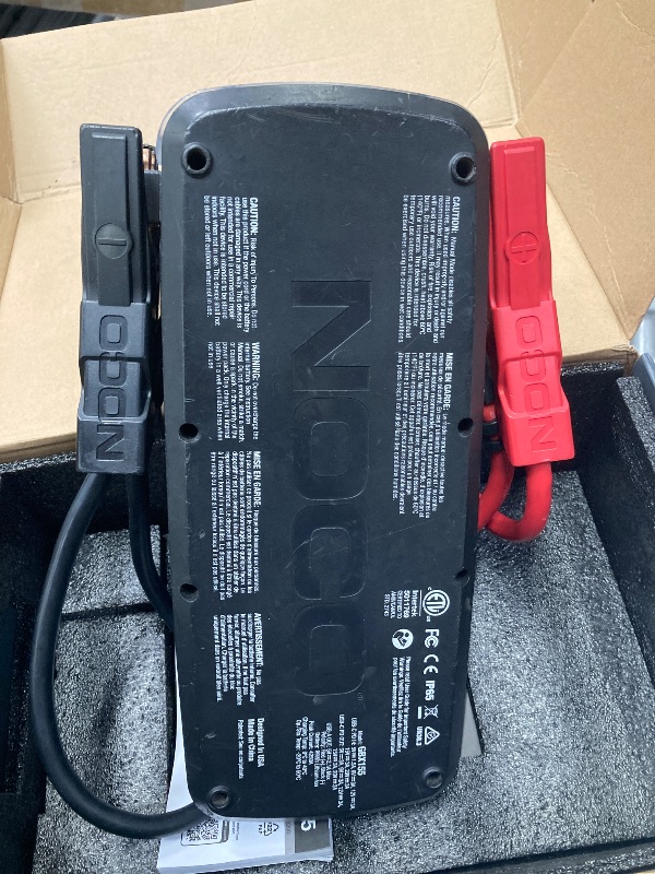 Photo 1 of ***PARTS ONLY***NOCO Boost X GBX155 4250A 12V UltraSafe Portable Lithium Jump Starter, Car Battery Booster Pack, USB-C Powerbank Charger, and Jumper Cables for up to 10.0-Liter Gas and 8.0-Liter Diesel Engines
