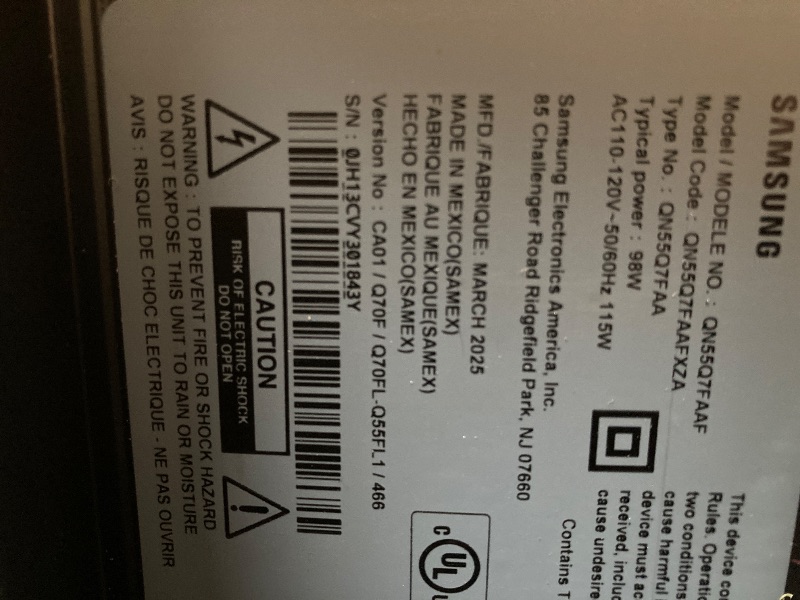 Photo 1 of 55” Class DU7200 Series Crystal UHD 4K Smart Tizen TV (2024)